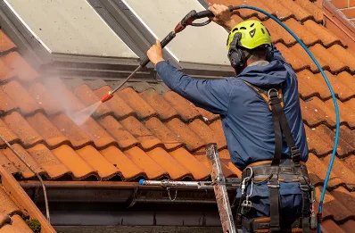 Démoussage et hydrofuge de toiture à Chazelet